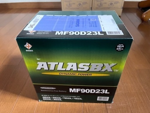 新品未使用　カーバッテリー　MF90D23L