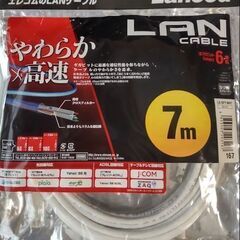 高速ギガビット対応LANケーブル7m　新品未使用　※再値下げしました
