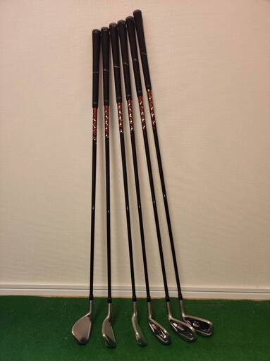 テーラーメイドM4アイアン6本セット（5-9、PW）カーボンシャフトFujikura ATMOS 6R