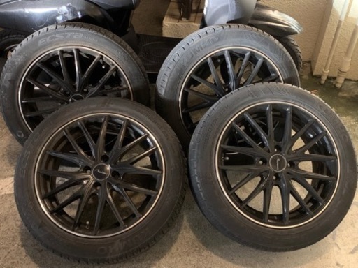 4穴 16インチ 5.5J PCD100 アルミホイール(タイヤ付) 【多少交渉可能】