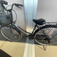【交渉中】自転車　ママチャリ　27インチ　黒色