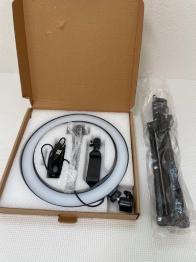 【新品未使用】リングライト　10インチ　amconsureリングライト　新品　未使用