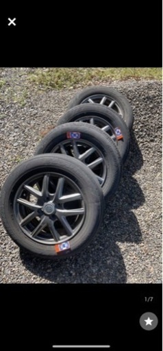 社外アルミ付きタイヤ４本セット