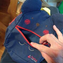 オムツが２枚入るベビーリュックの画像