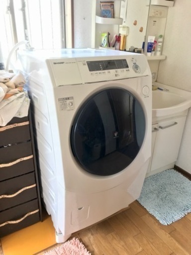 希望額提示頂けますと幸いです　シャープ　ドラム式電気洗濯乾燥機　2020年製　ES-H10E-WL