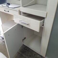 リサイクルショップどりーむ天保山店 No9385 食器棚 1人暮らし～2人暮らしにおすすめ！の画像