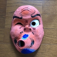 【決定】ひょっとこのお面 張り子 紙 大きめ