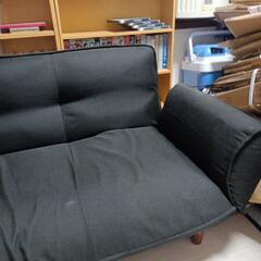 【引き取り限定】3人がけ簡易ソファベッドの画像