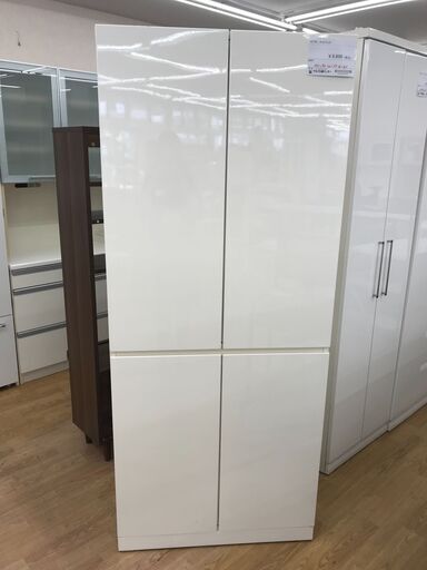★ジモティ割あり★ ニトリ キャビネット ホワイト H190×W79×D41 クリーニング済み KJ2591
