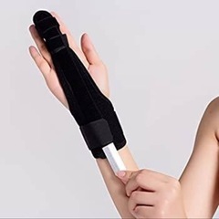 ❤️指サポーター❤️ 突き指　腱鞘炎　ばね指　骨折　Lサイズ 27cm サポーターの画像