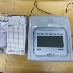 VOICE タイムレコーダー 最大6欄印字可能 VT-1000