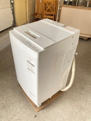 北九州市内配送無料　保証付き　2018年　東芝 TOSHIBA AW-8D6(W) [全自動洗濯機 (8.0kg) ZABOON(ザブーン) グランホワイト]