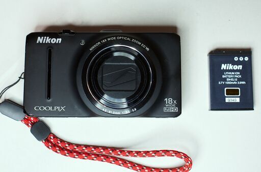 NIKON COOLPIX S9300 ブラック コンパクトデジタルカメラ 中古品