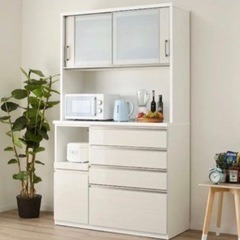 美品‼️】定価117,000円♪ ニトリ 120cm幅キッチンボード(ポスティア