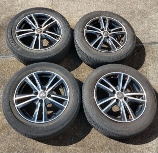 夏用 タイヤ アルミホイール 4本セット185 65R 15