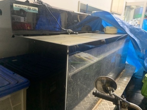 早い者勝ち‼︎アクリル水槽　上部フィルター付きRF-120