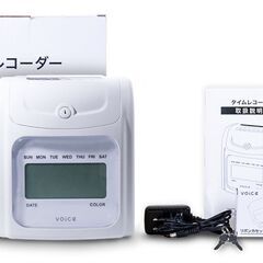 VOICE タイムレコーダー 最大6欄印字可能 VT-1000の画像