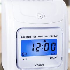 VOICE タイムレコーダー 最大6欄印字可能 VT-1000の画像