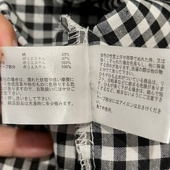 着用回数少 レディーストップス ぽわん袖、バックリボンの画像