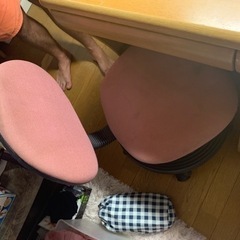 学習机　椅子付きの画像