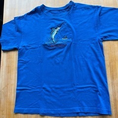 #服初投稿キャンペーン# 青　フィッシング　Tシャツ