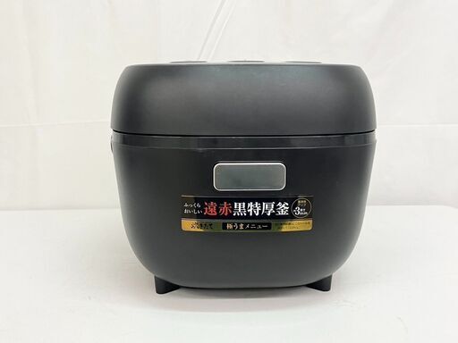 タイガー マイコン 炊飯器 3合炊き JBS-A055 2022年製　遠赤黒特厚釜　EC【SI19】