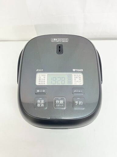 タイガー マイコン 炊飯器 3合炊き JBS-A055 2022年製　遠赤黒特厚釜　EC【SI19】