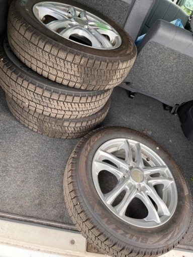 155/65R14 スタッドレスタイヤホイールセット VRX2Z