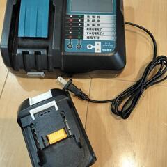 マキタ18v互換バッテリーと充電器