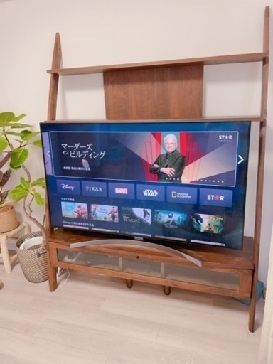 ウォールナット素材　テレビボード