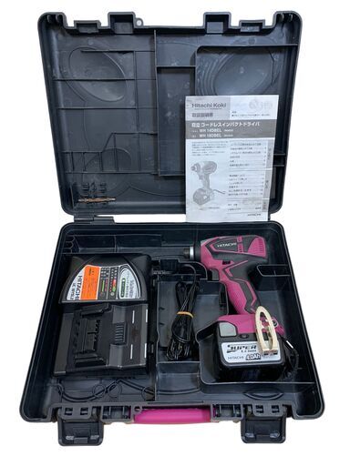 23C079_ジ3 インパクトドライバ 日立工機 WH14DBEL コードレス 充電式 14.4V 4.0Ah 日立 Hitachi Koki