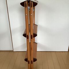 コーナン商事 脚立 アルミ合金 3段 木目 ＃00002-4の画像