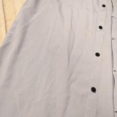 メンズ シャツ ライトブルー 軽涼感 半袖 Mの画像