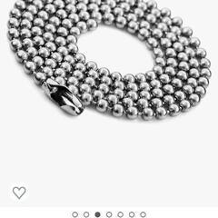 ステンレス　ボールチェーン　50センチ　の画像