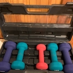 ダンベル 鉄アレイ カラフル ANDY 合計 8kg 筋トレ