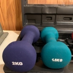 ダンベル 鉄アレイ カラフル ANDY 合計 8kg 筋トレの画像