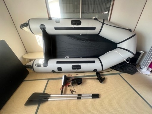 ゴムボート　エレキモーター