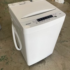 決まりました☆高年式☆ハイセンス☆洗濯機☆2022年☆綺麗な中古品☆4.5kgの画像