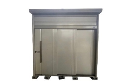 M11224◆TAKUBO/タクボ◆物置◆解体済◆棚板◆鍵付き◆2枚扉◆エリア限定 無料 特典対象 物置 収納 タクボ TAKUBO 田窪工業所 Mr