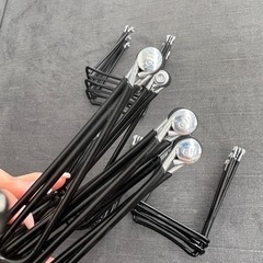 未使用新品 ワイヤー ブックスタンド 黒 9本の画像