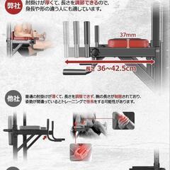 懸垂マシン 【 耐荷重180kg 高さ11段 背もたれ6段 】

の画像