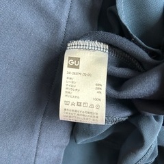 GU ノースリーブブラウス　ネイビー　Mサイズの画像