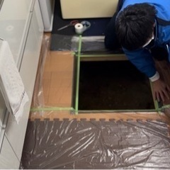 シロアリ防除の補助作業！の画像