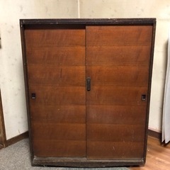 古い下駄箱 昭和レトロ 古家具 無料