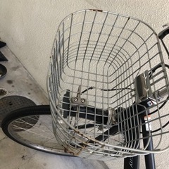 YAMAHA電動アシスト自転車、前カゴ付きの画像