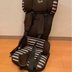 トラベルベストECプラス ブラウンボーダー　チャイルドシート ジュニアシートの画像