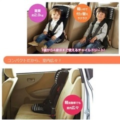 トラベルベストECプラス ブラウンボーダー　チャイルドシート ジュニアシートの画像