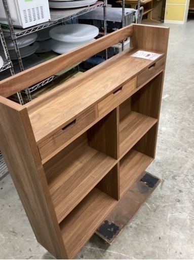 KH-51【新入荷　リサイクル品】杉工場　ウォールナット　フリーシェルフ　ブラウン