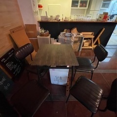商談済み　テーブル&椅子セットの画像