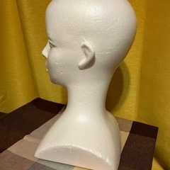 ヘッドマネキン　ディスプレイ　発泡スチロール　軽量　インテリア　帽子　の画像